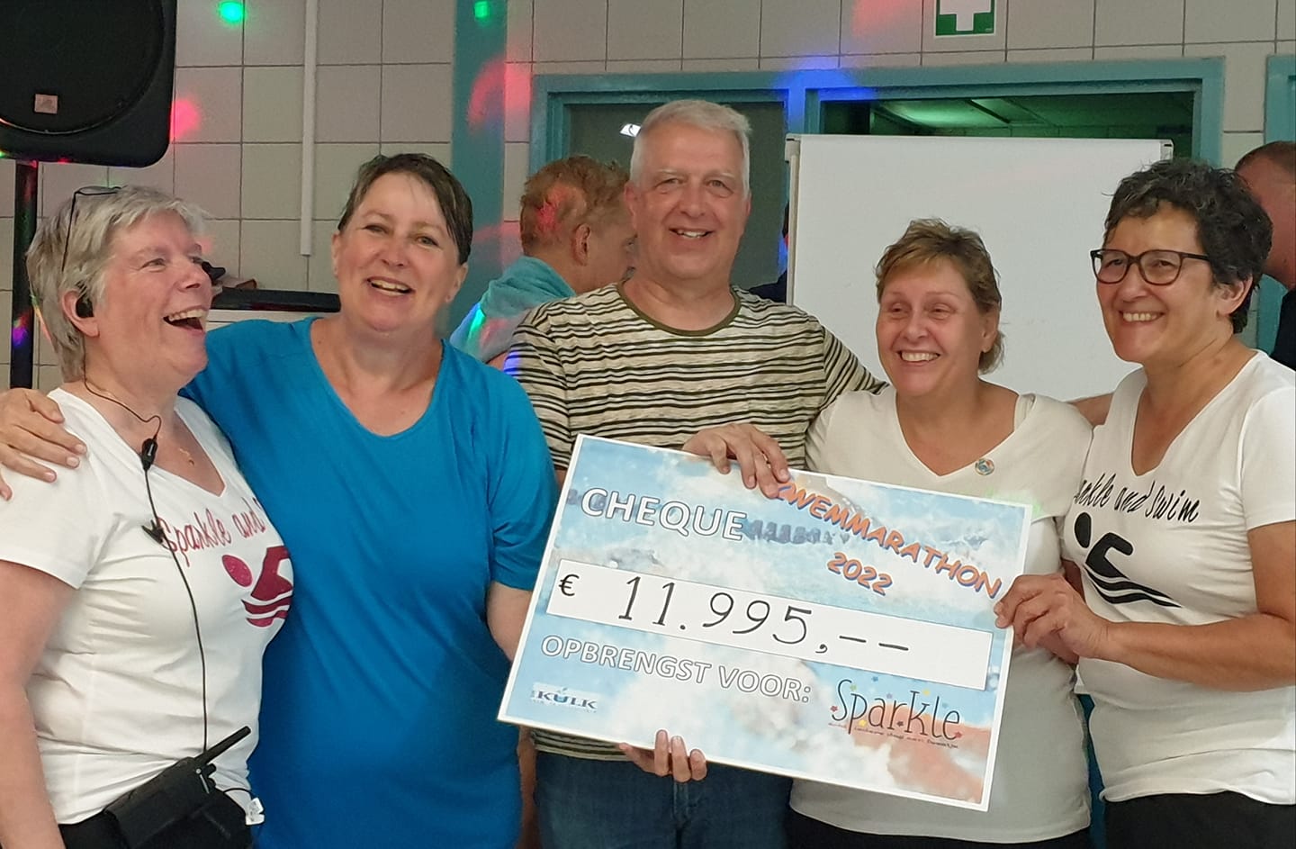 uitreiking cheque